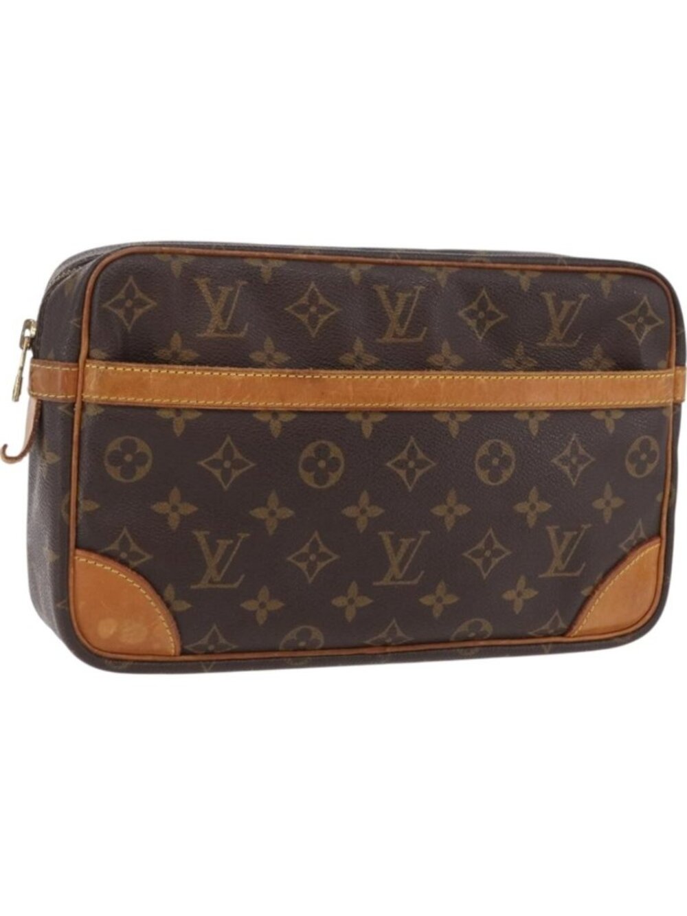 LOUIS VUITTON Monogram Compiegne 28 Clutch Bag M51845